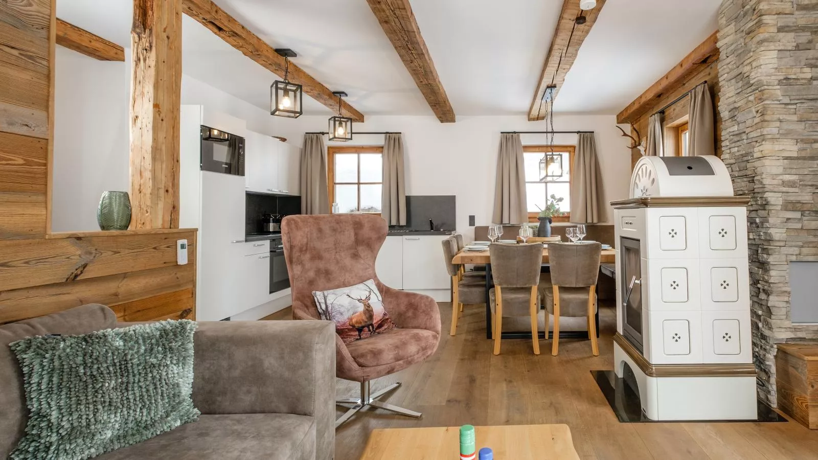 Chalet Cornelia-Woonkamer