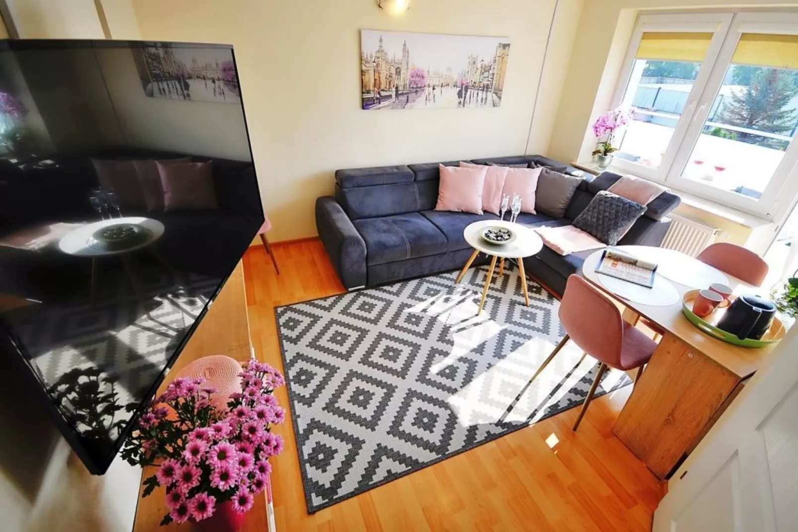 Apartament nr 6 65 qmUstronie Morskie-Woonkamer