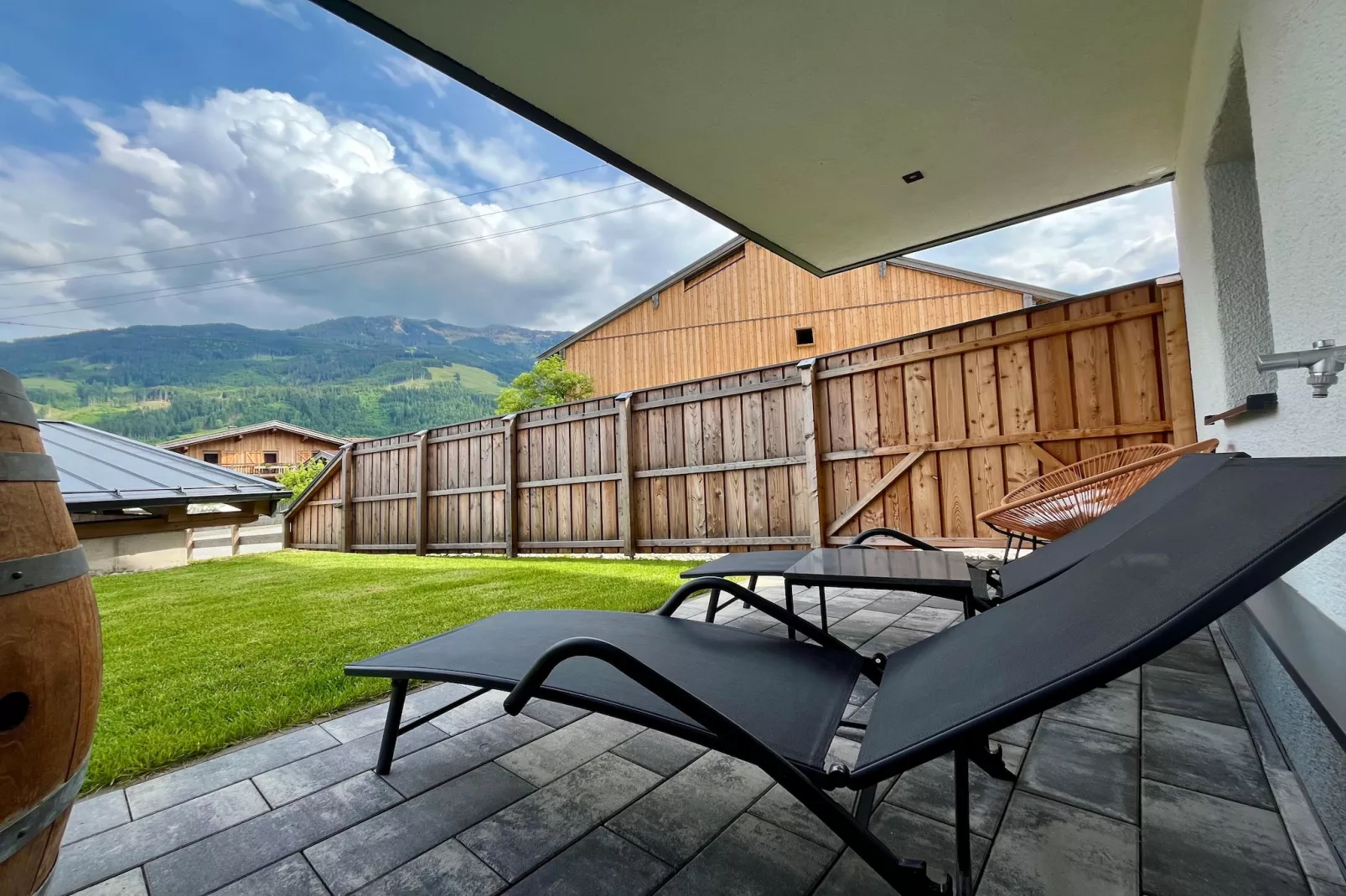 Apartment "Gams-Bartl"-Tuin winter