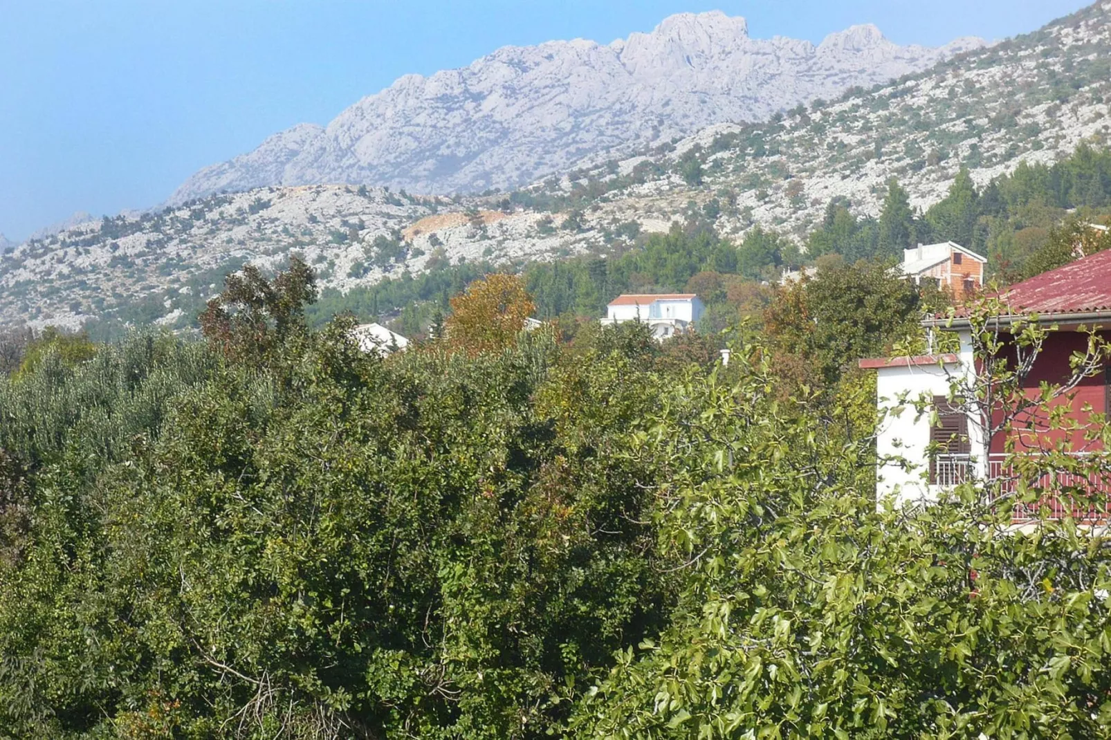 Apartments Seaview, Starigrad Paklenica-A6 neu-Uitzicht zomer