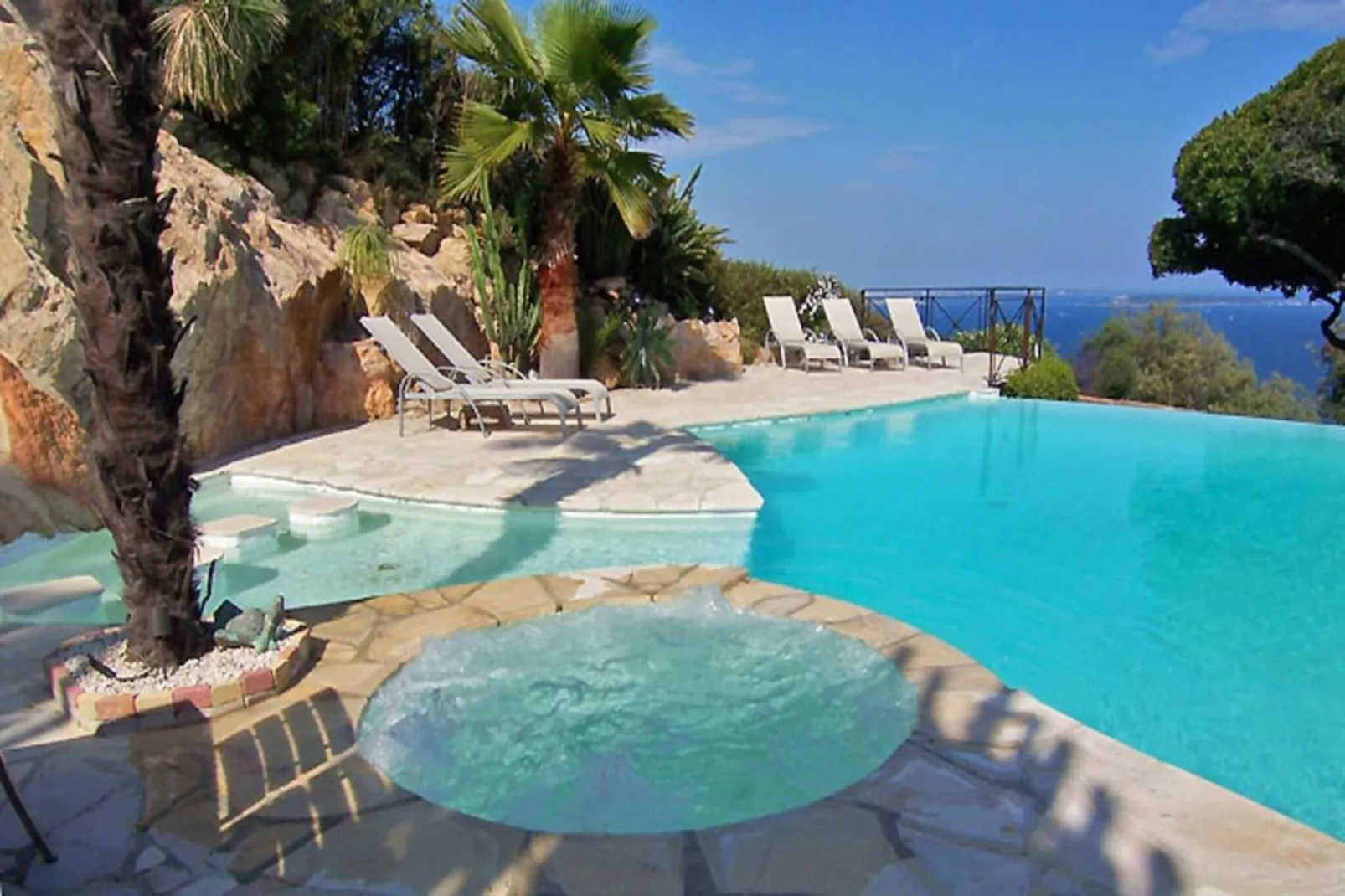 Magnifique villa avec vue sur mer et belle piscine-Zwembad