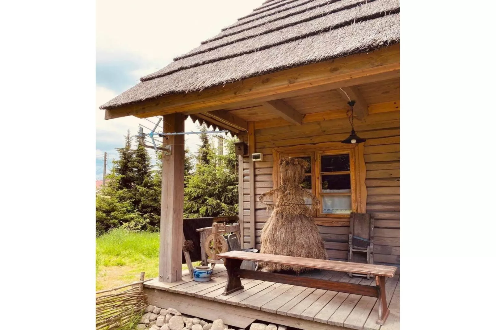 Dom przy drodze Skansen dla 10 osób Bełczna-Terrasbalkon