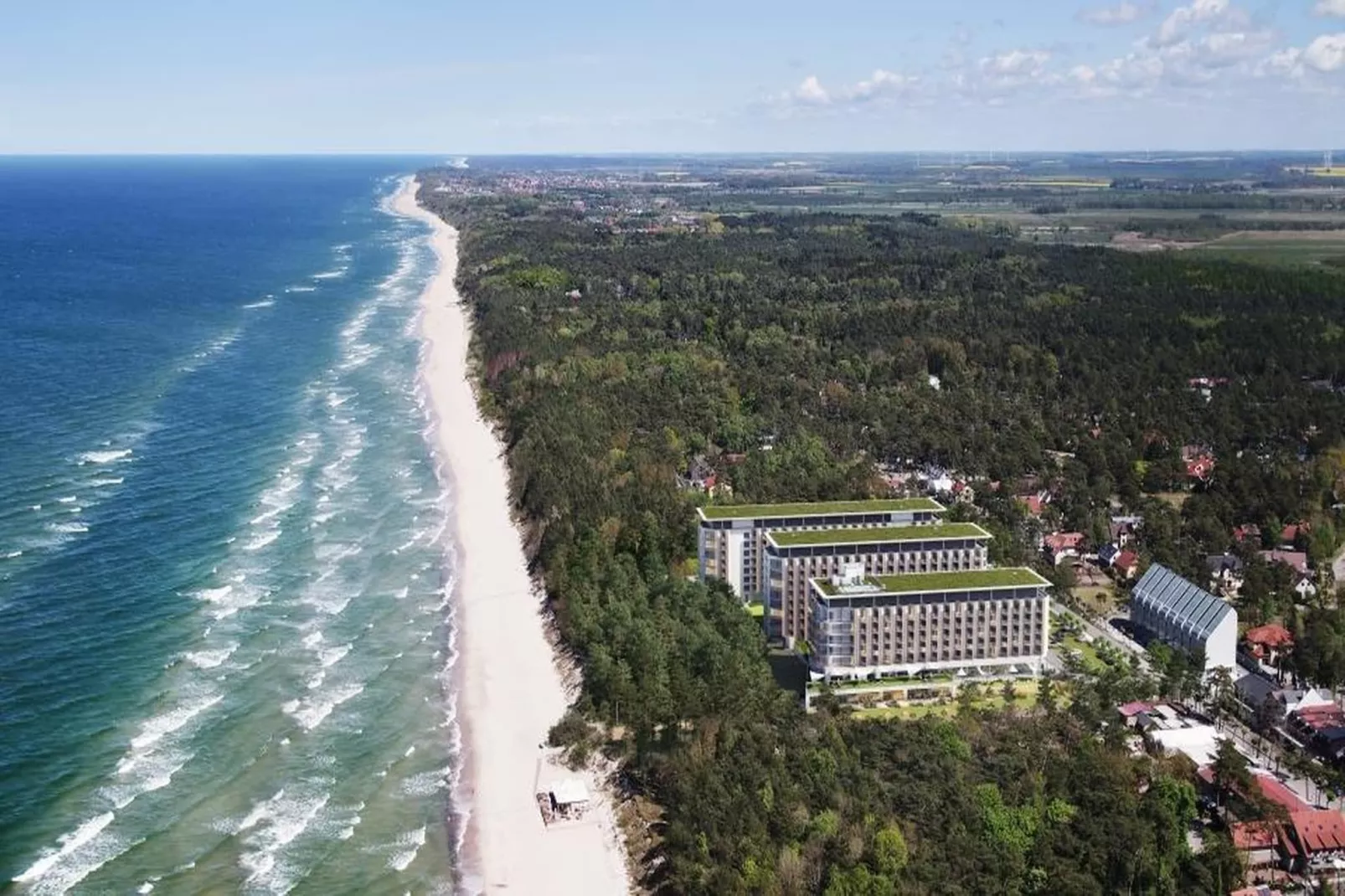 Pinea Mazowiecka 2B-224 Pobierowo-Gebieden zomer 1km