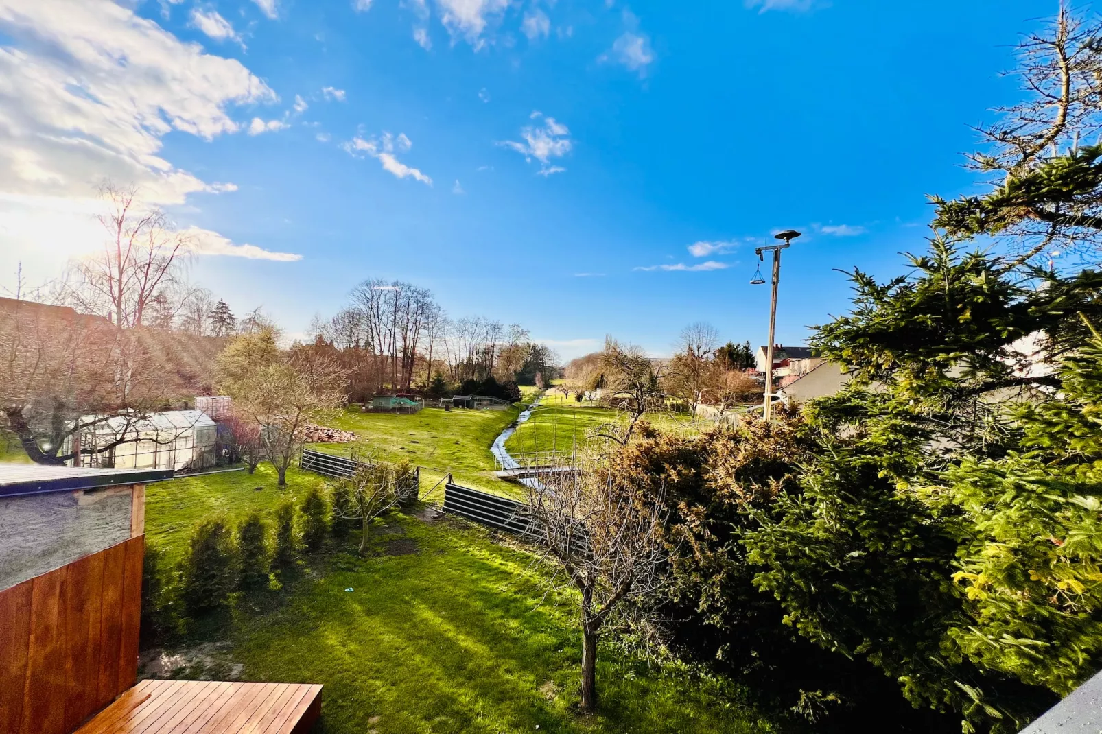 Fewo Taubenhaus-Uitzicht zomer