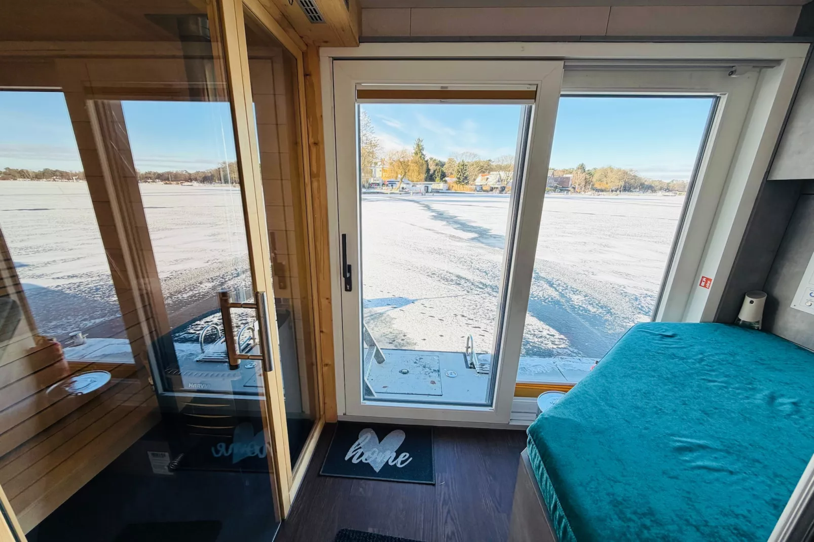 Hausboot Tegel-Slaapkamer