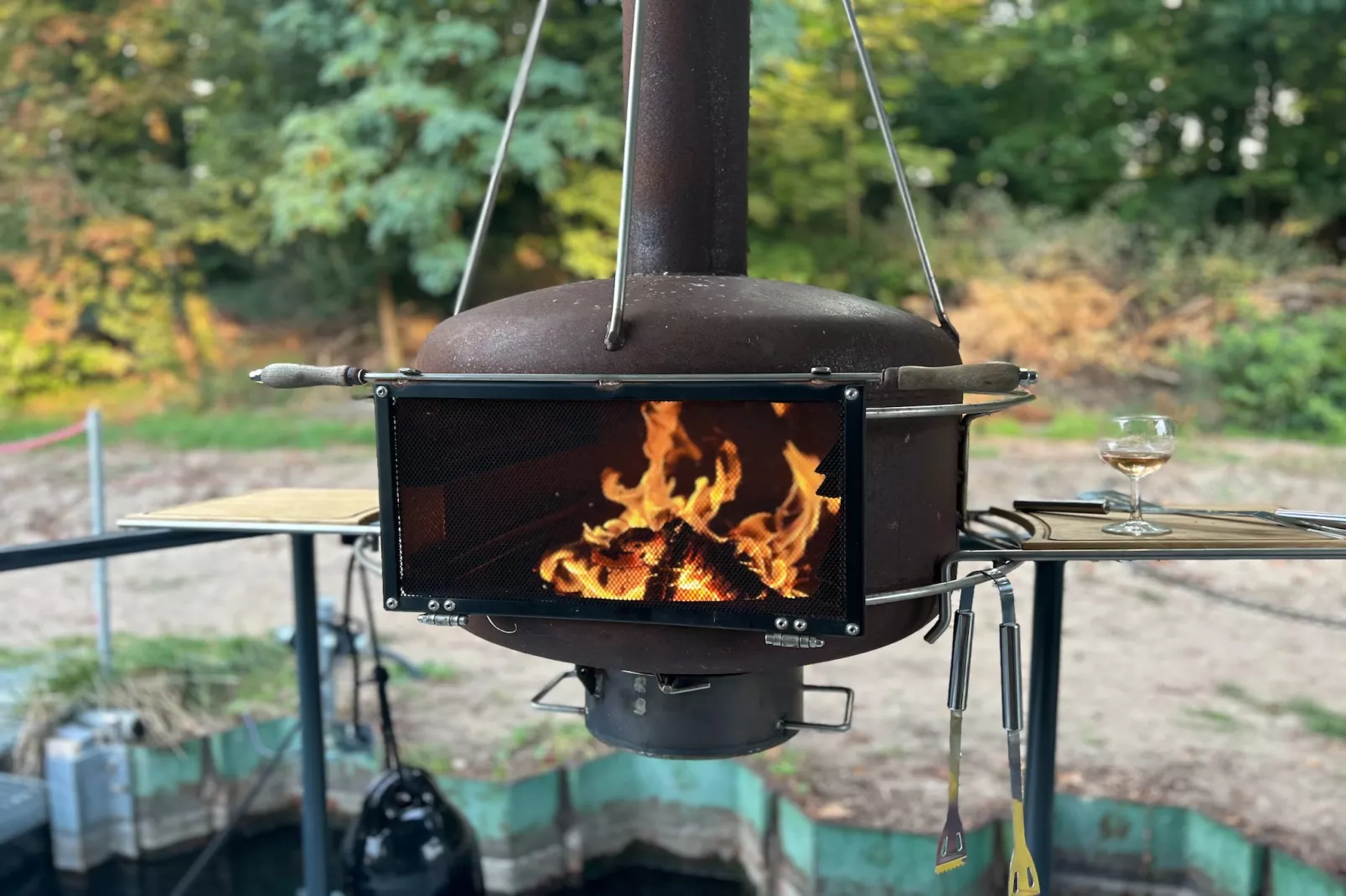 Hausboot Tegel-Terrasbalkon