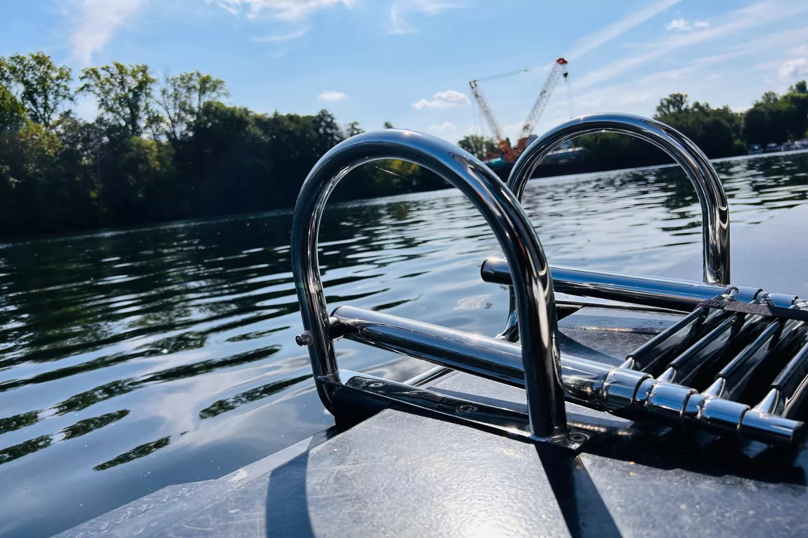 Hausboot Tegel-Uitzicht zomer