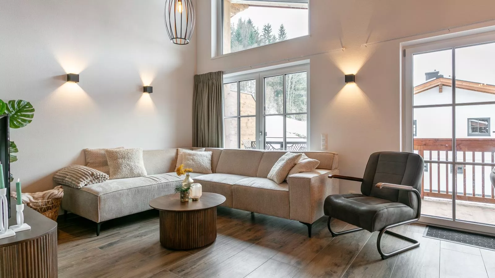 Tauernlodge Eben D3-Woonkamer