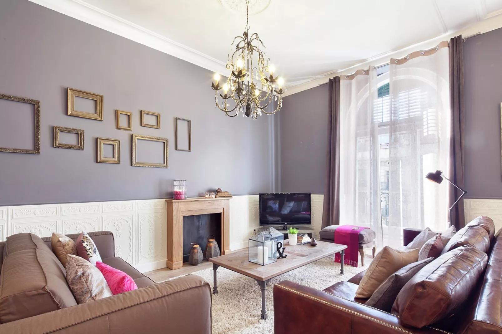 Catalunya Palace Apartment-Woonkamer