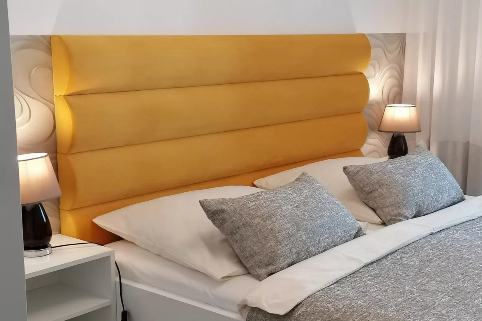 Apartment de luxe am Strand von Rewal-Slaapkamer