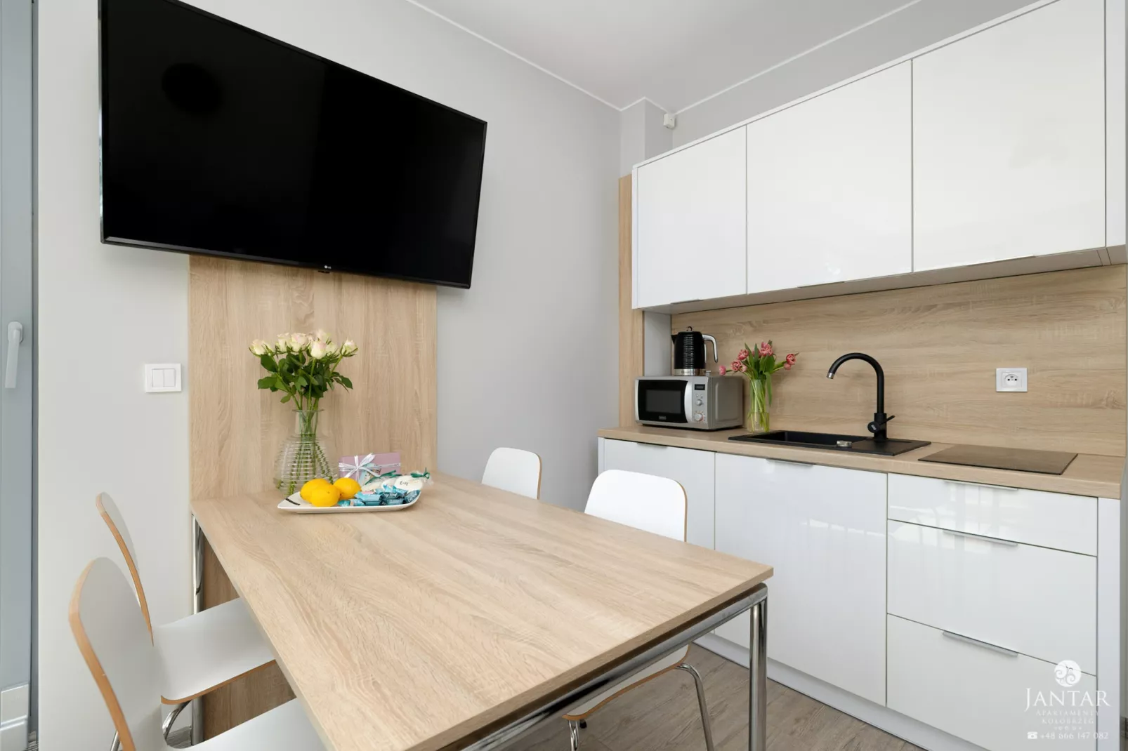 Apartament Grunwaldzka 12b/22 Pobierowo-Eetkamer