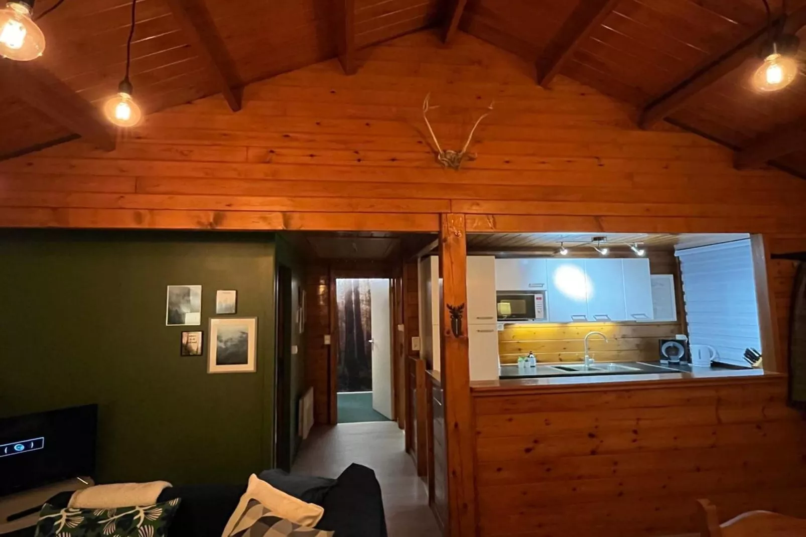 Chalet du temps suspendu-Keuken