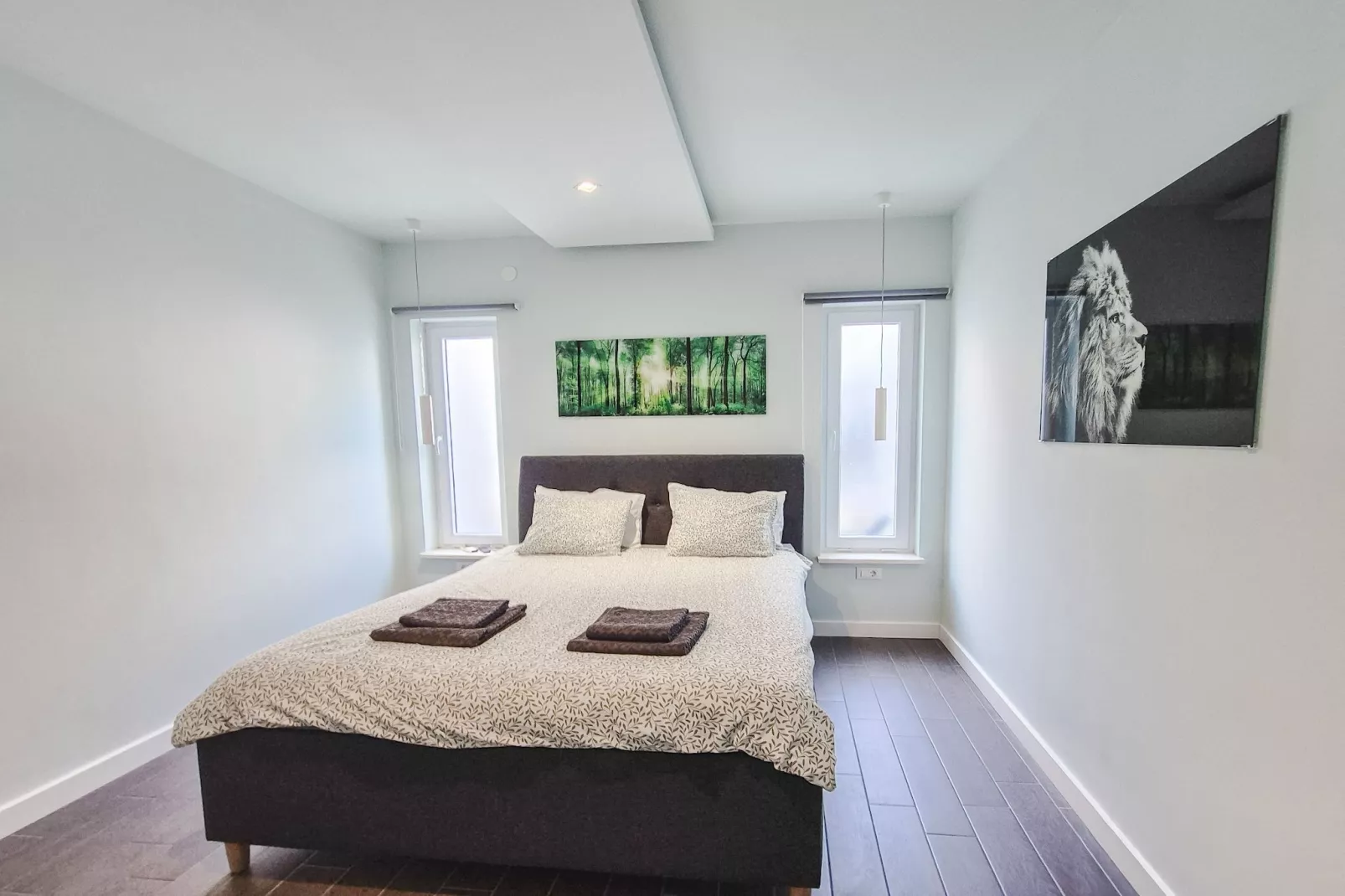 Apartment LaVilla - Two Bedroom Apartment with Balcony and Sea View (Žuti) - Slaapkamer