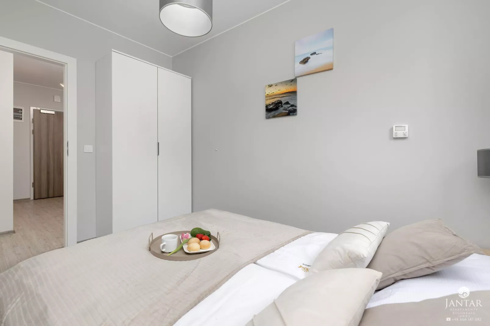 Apartament Grunwaldzka 12b/22 Pobierowo-Slaapkamer