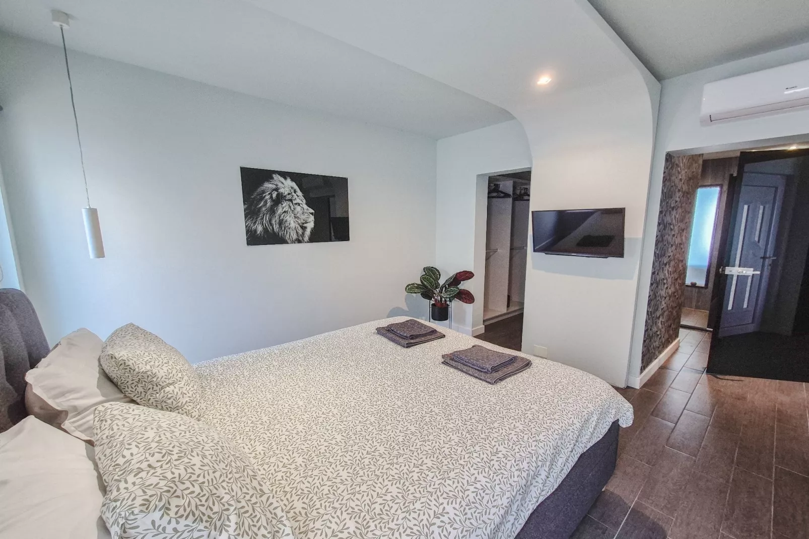 Apartment LaVilla - Two Bedroom Apartment with Balcony and Sea View (Žuti) - Slaapkamer