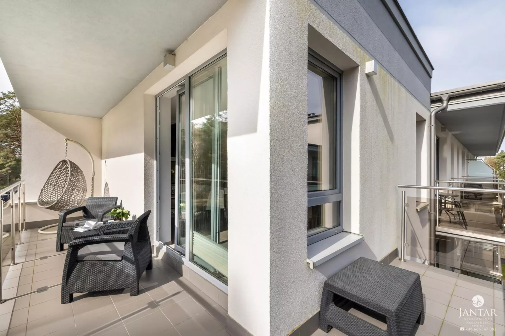 Apartament Grunwaldzka 12b/22 Pobierowo-Terrasbalkon