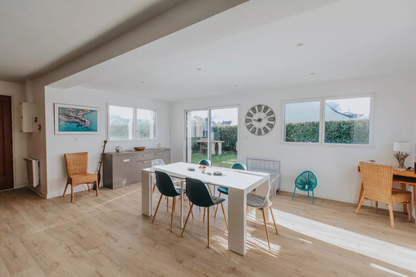 Ferienhaus in Porspoder-Eetkamer