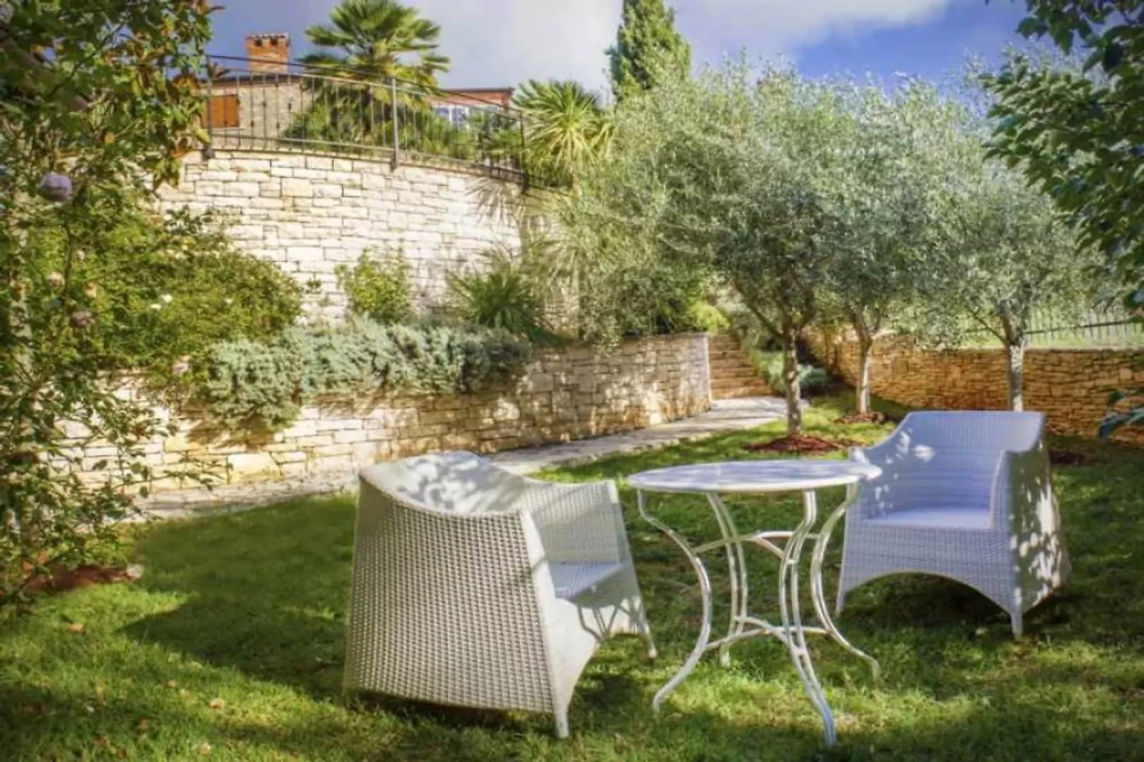 Villa Gloria-Tuinen zomer