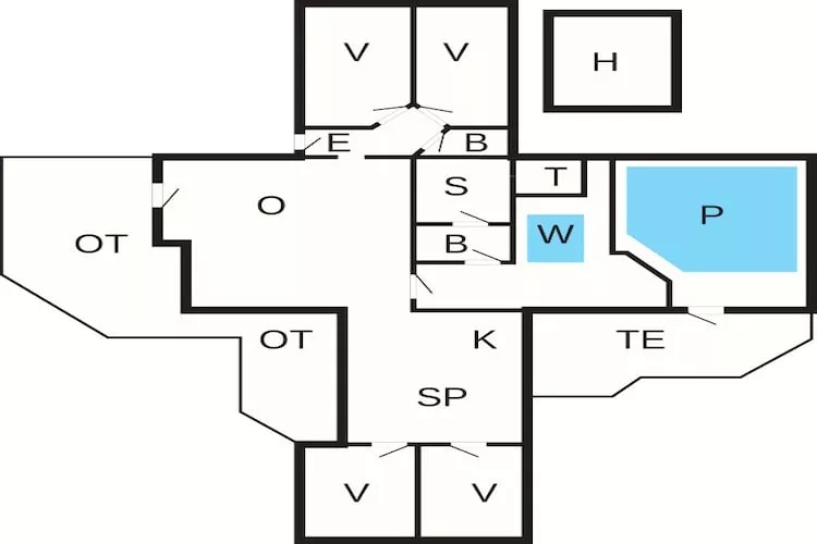 10 persoons vakantie huis in Væggerløse-By Traum - Plattegrond