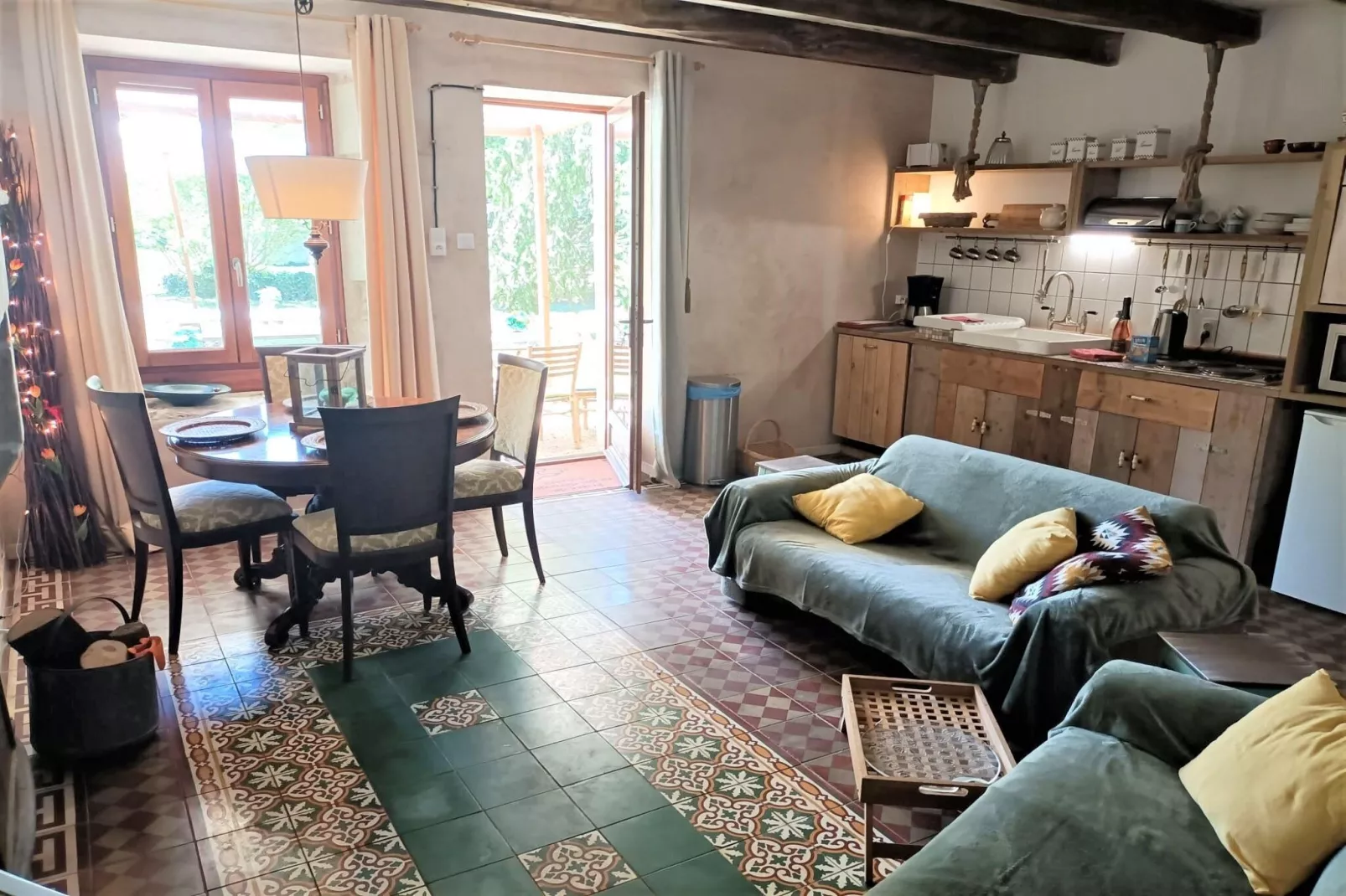 L'Atelier Mosaïque-Woonkamer