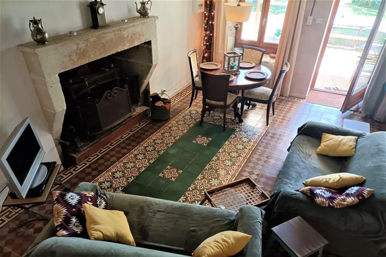 L'Atelier Mosaïque-Woonkamer