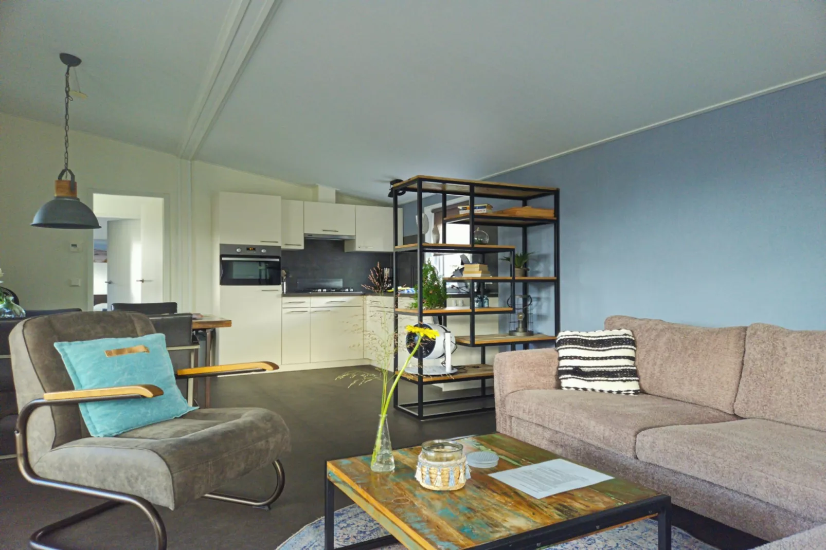 Chalet 4-persoons Huisdiervrij-Woonkamer