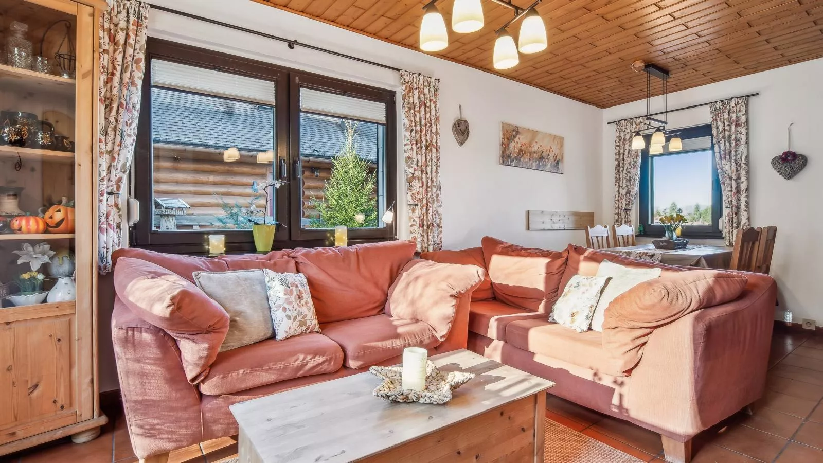 Das Haus am Wald-Woonkamer