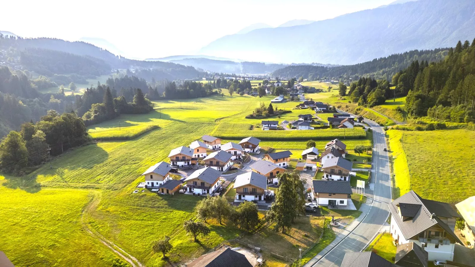 Obermöschach 1B-Gebieden zomer 1km