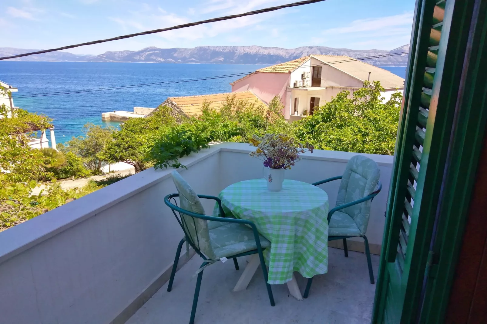 Guest House Hazdovac Rooms - Two Bedroom Apartment with Terrace and Sea View-Terras