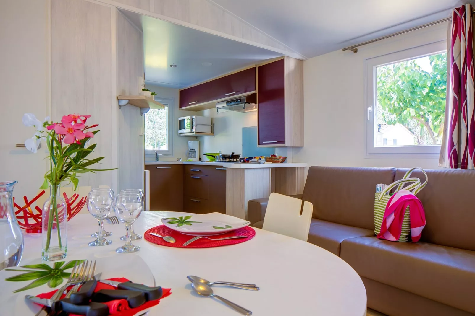 Camping L'Air Marin Vias-Plage  Mobilhome MEXICO 2CH