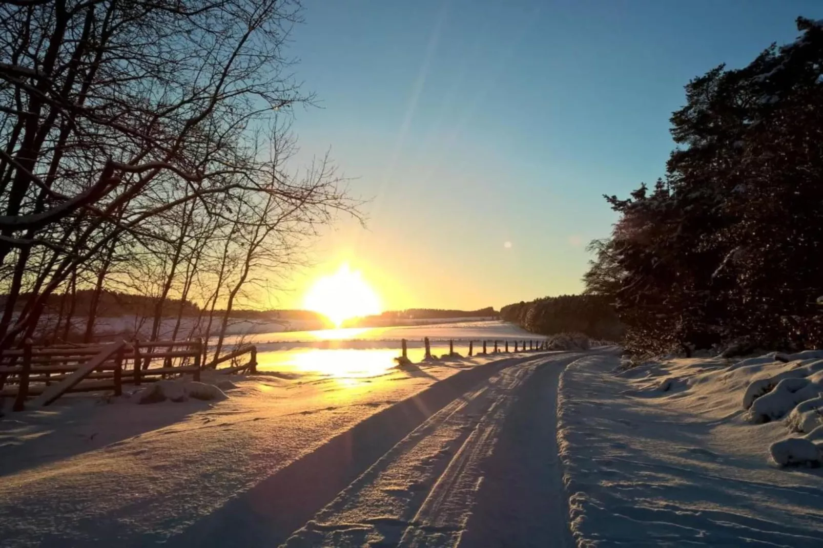 Im Sauerland-Gebied winter 20km