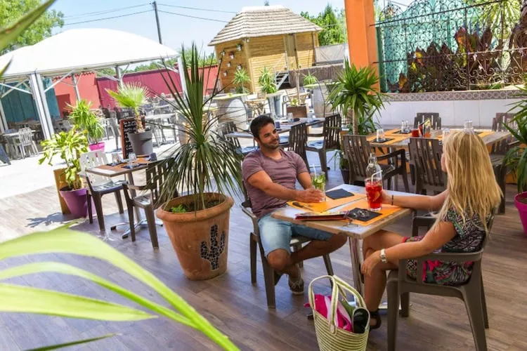 Camping L'Air Marin Vias-Plage  Mobilhome TULUM 3CH-Parkfaciliteiten