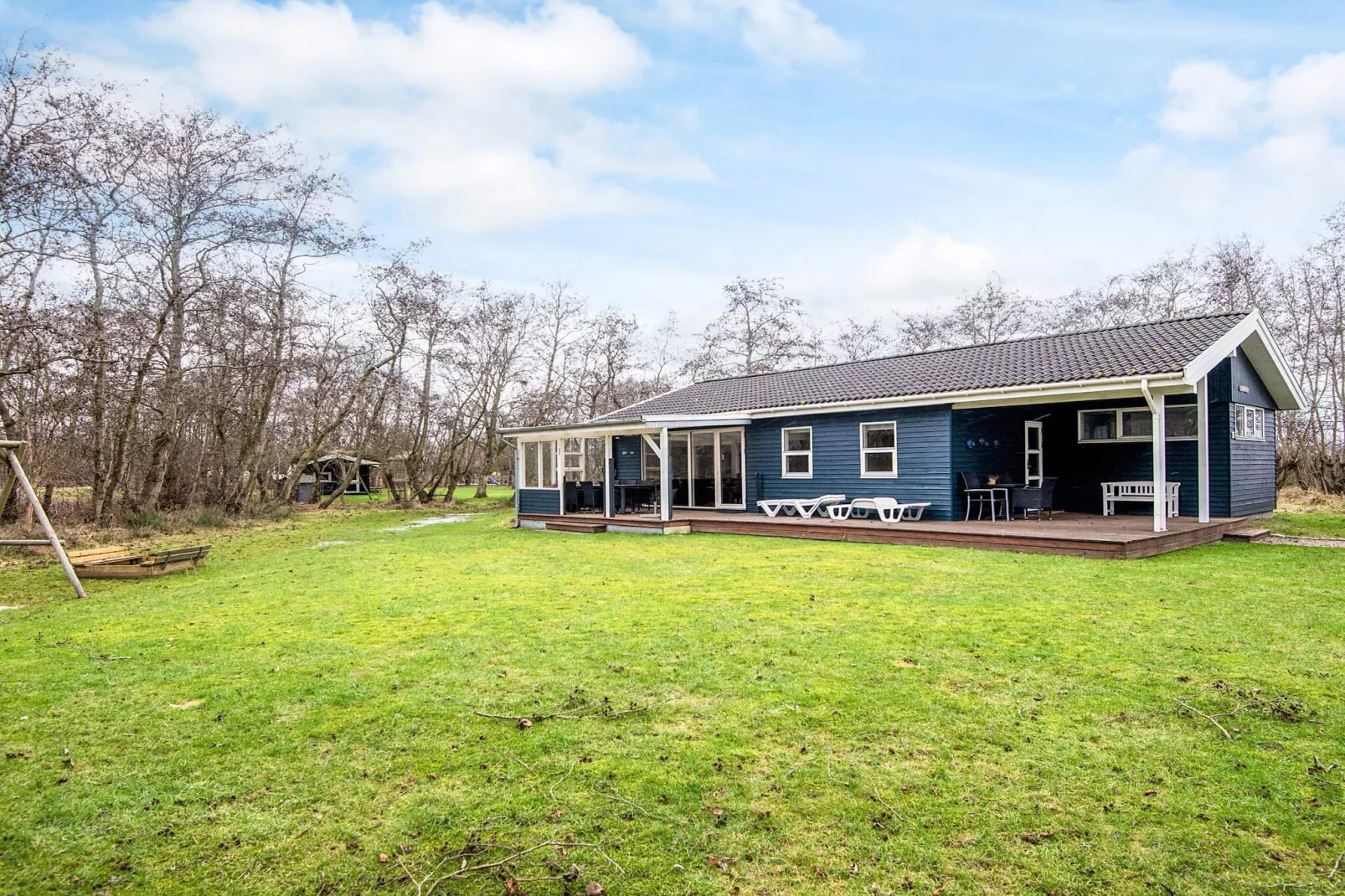 Rustige Oase in Rindby - Uitzicht