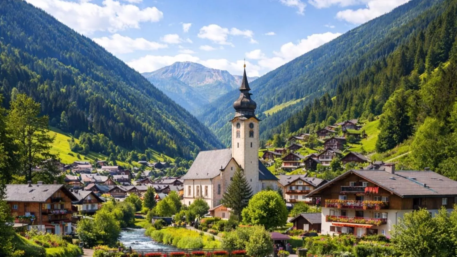 Sauna Chalet Ahorn-Gebieden zomer 5km
