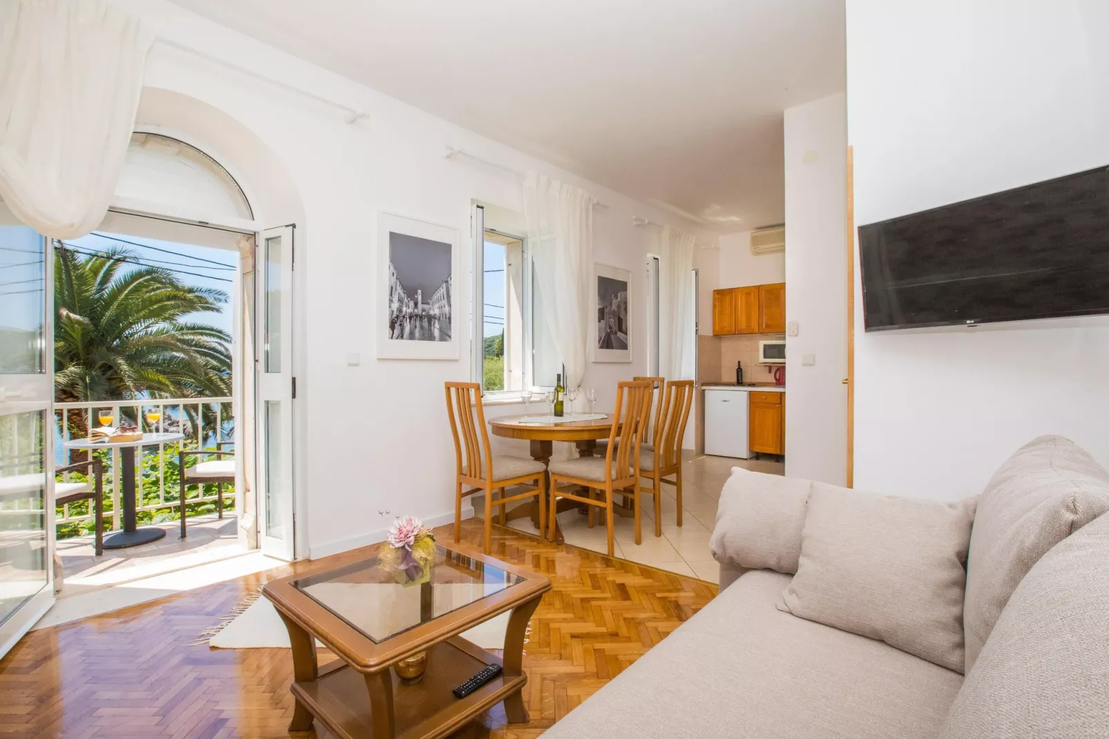 Apartments Vidak - One Bedroom Apartment with Balcony and Sea View - (A4)