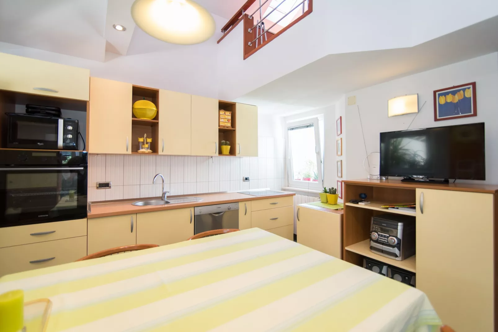 Apartments Vrandecic - One Bedroom Apartment with Gallery Room and Garden Terrace (LORETA) (ST)