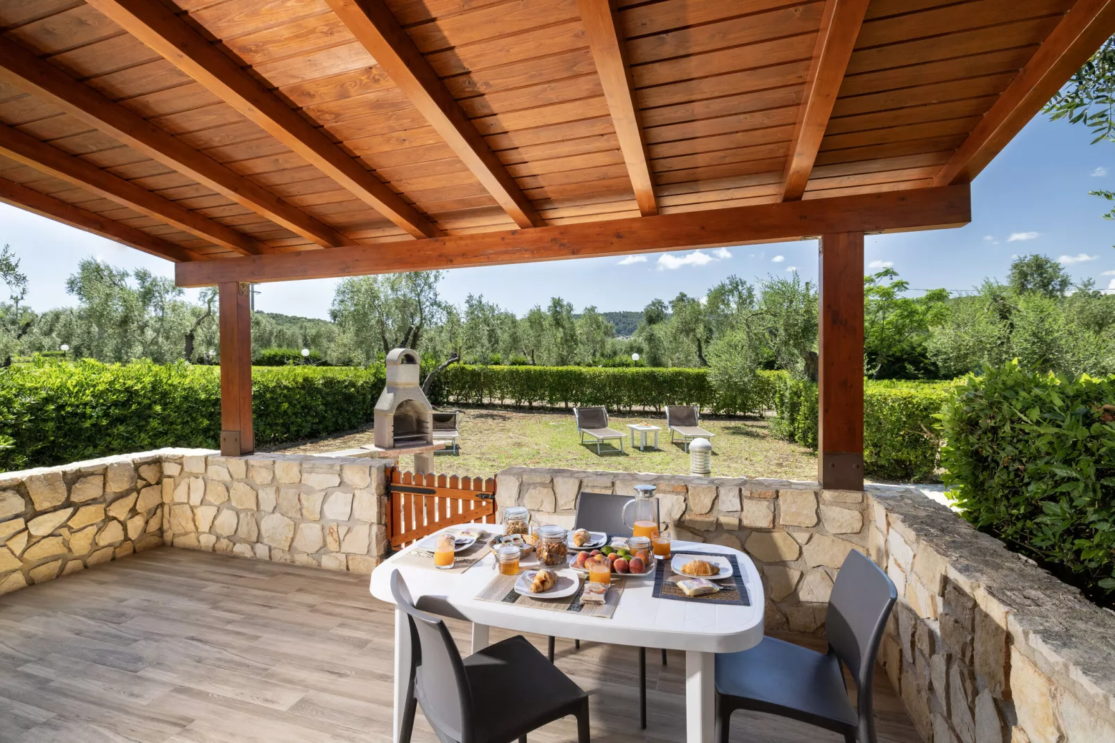 I Tesori del Sud - App 2-roomed - 2/3 pax ground floor-Terrasbalkon