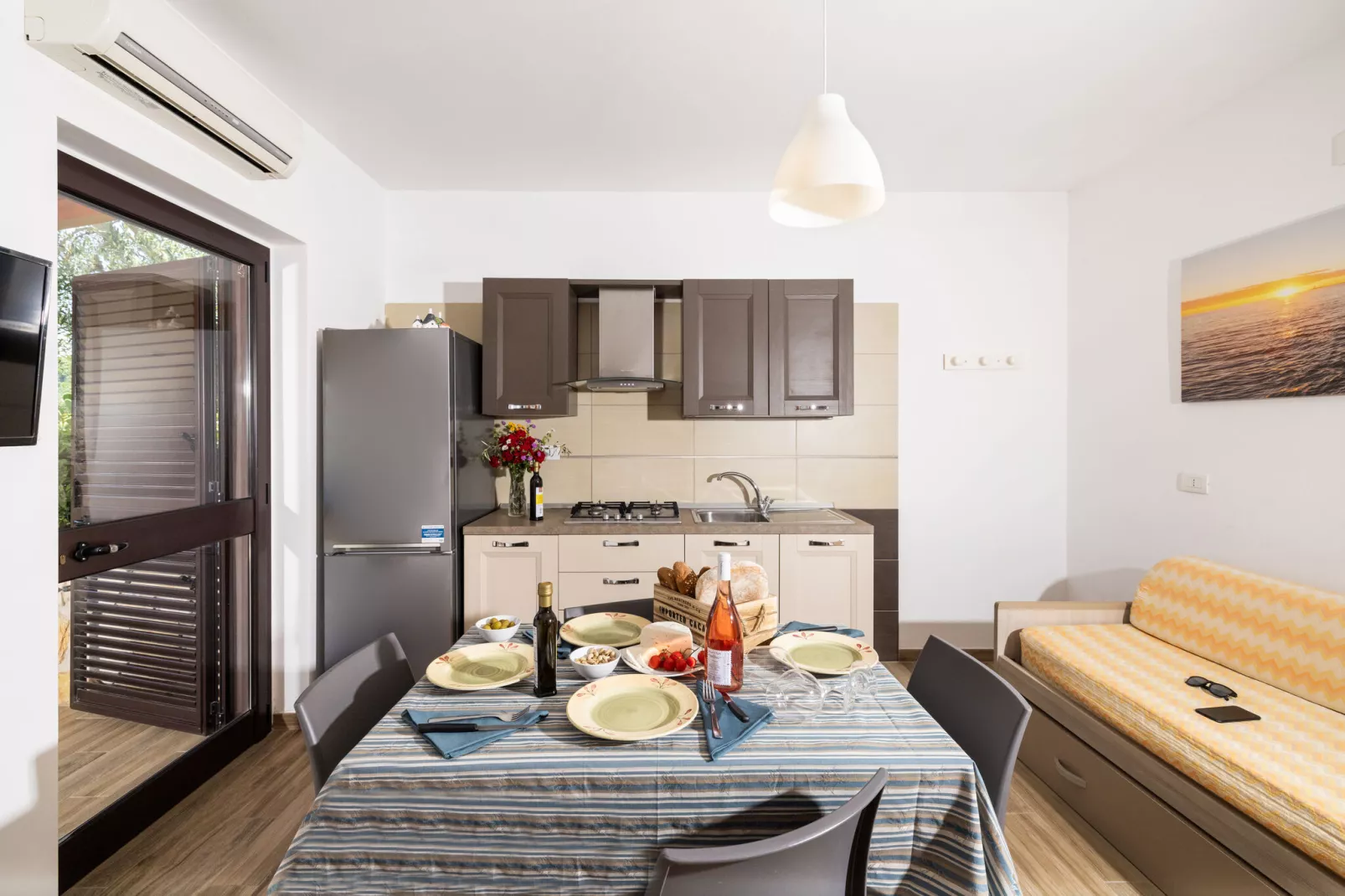 I Tesori del Sud - App 2-roomed - 2/3 pax ground floor-Woonkamer
