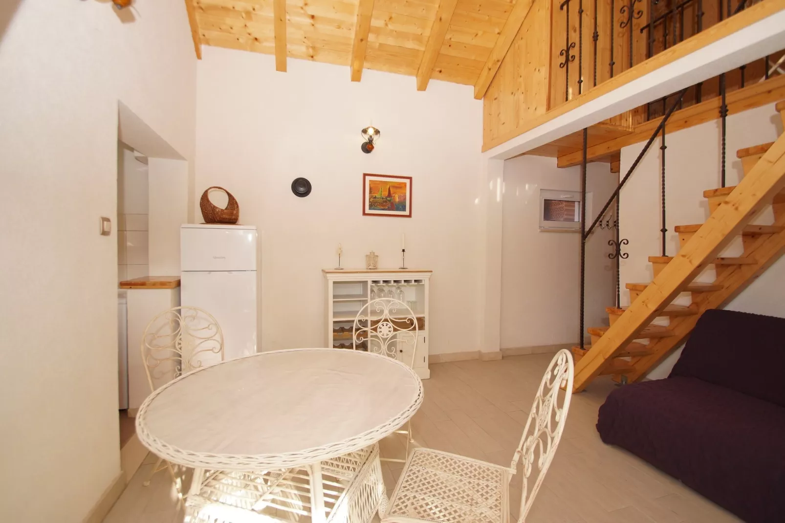 Stone House Mia - Two Bedroom Stone House with Terrace and Sea View-Woonkamer