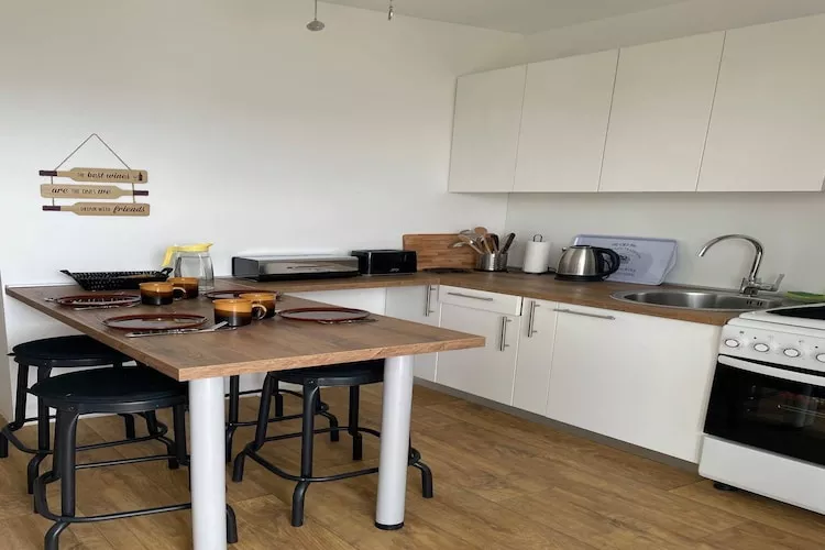 Apartments Sun 4 You - Two Bedroom Apartment with Balcony and Sea View (Apartment 2)-Keuken