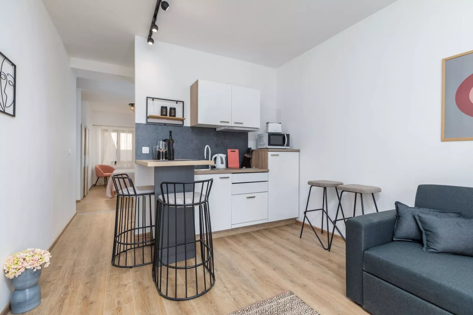 Lovely Apartment Marceta with Shared Pool (2)-Keuken