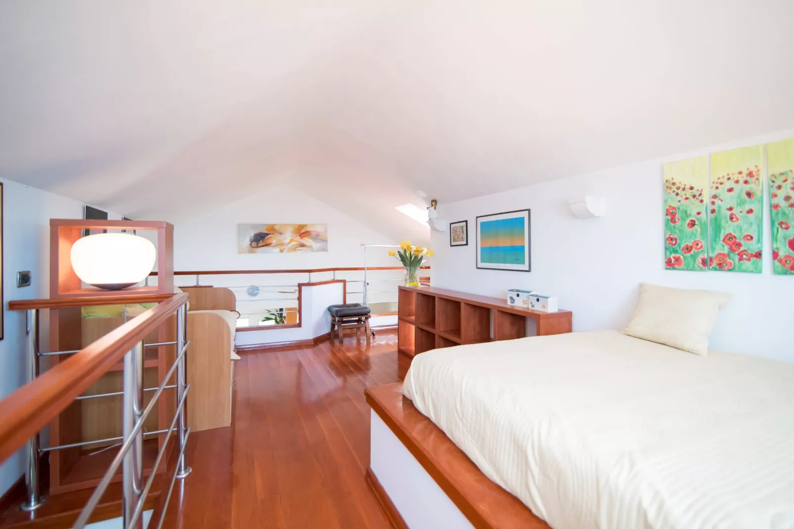 Apartments Vrandecic - One Bedroom Apartment with Gallery Room and Garden Terrace (LORETA) (ST)-Slaapkamer