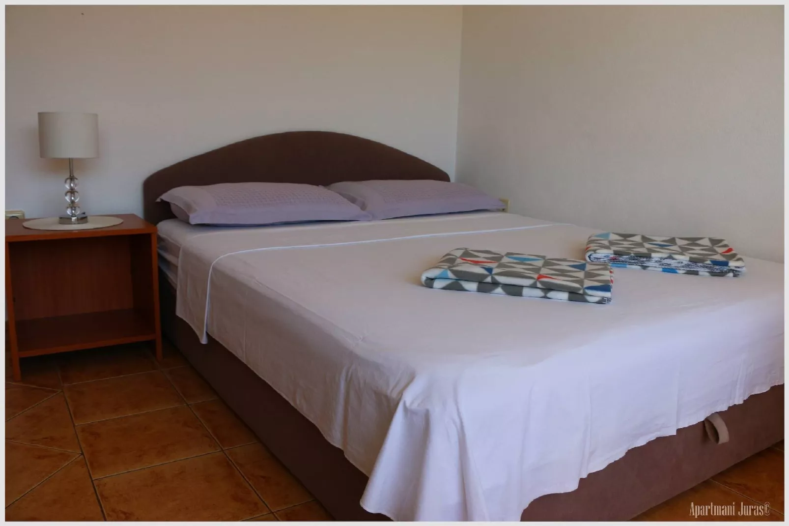 Apartments Juras - Studio Apartment with Sea View (Marija)-Slaapkamer