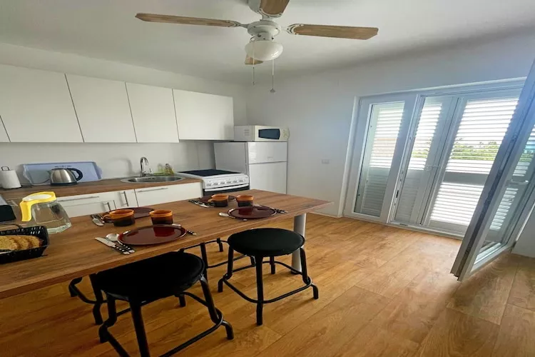 Apartments Sun 4 You - Two Bedroom Apartment with Balcony and Sea View (Apartment 2)-Keuken