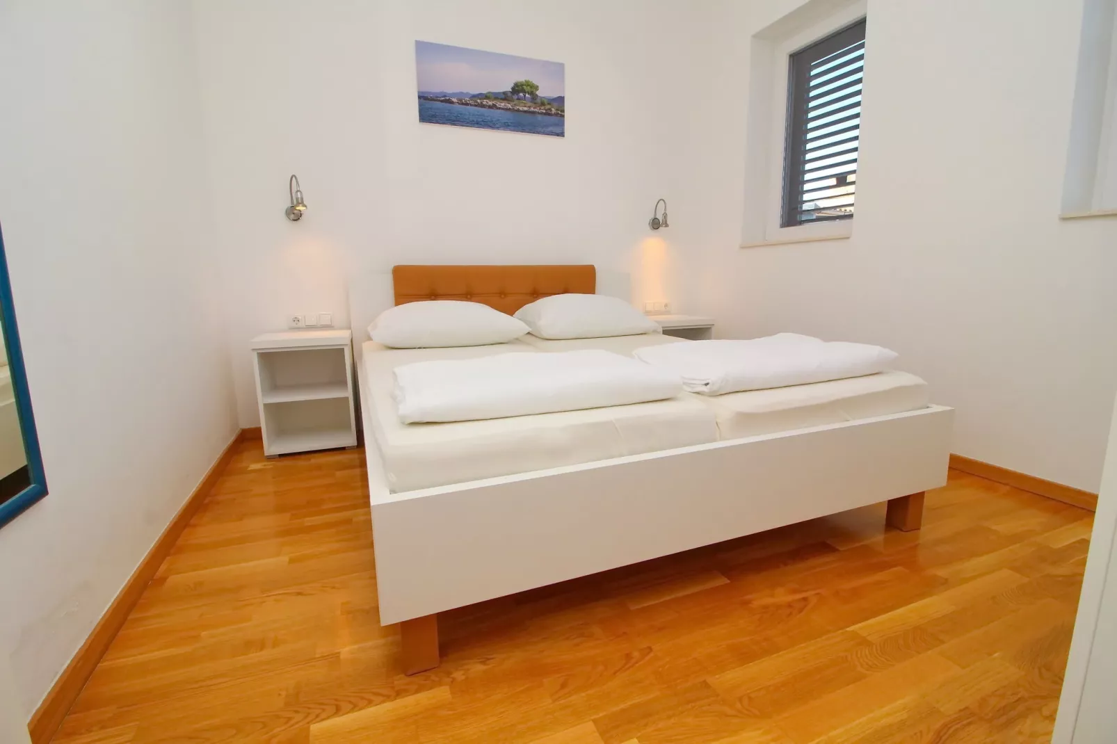 Apartments Kula - One-Bedroom Apartment with Terrace and Sea View-A2-Slaapkamer