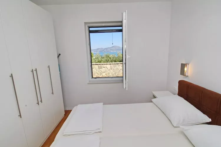 Apartments Kula - Two Bedroom Apartment with Terrace and Sea View C4 - Slaapkamer
