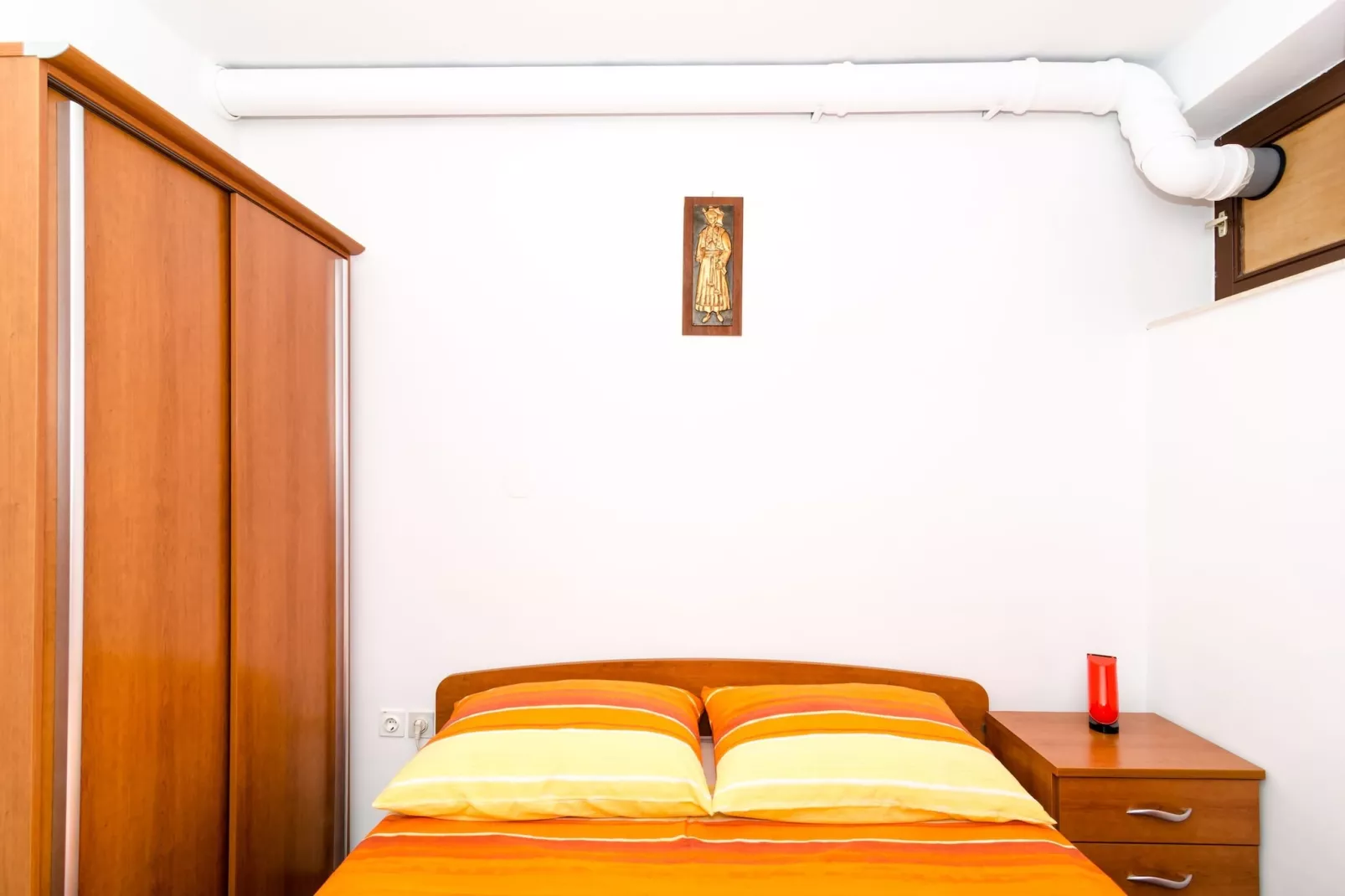 Apartment Berk - One-Bedroom Apartment with Terrace-Slaapkamer