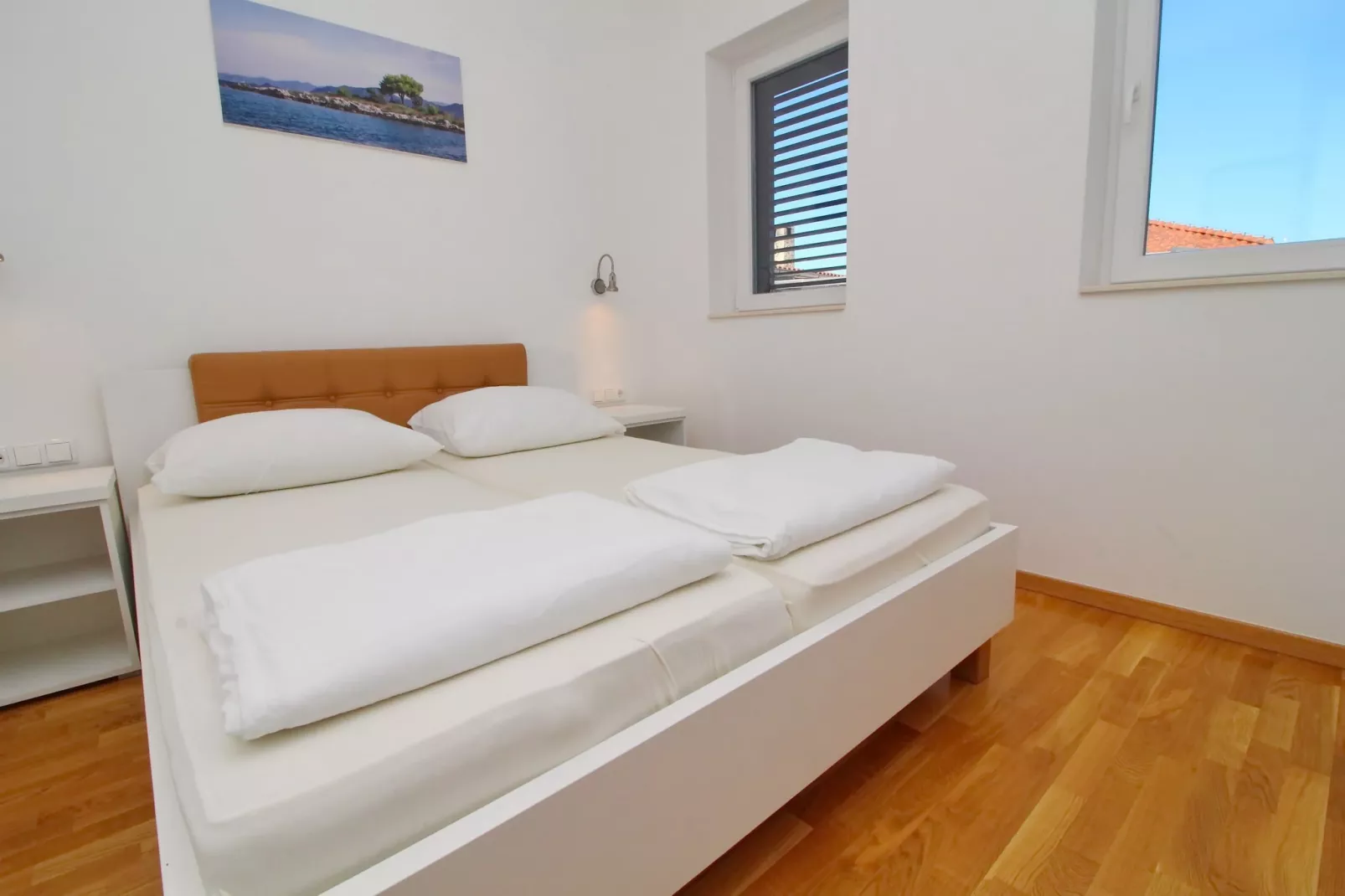 Apartments Kula - One-Bedroom Apartment with Terrace and Sea View-A2-Slaapkamer