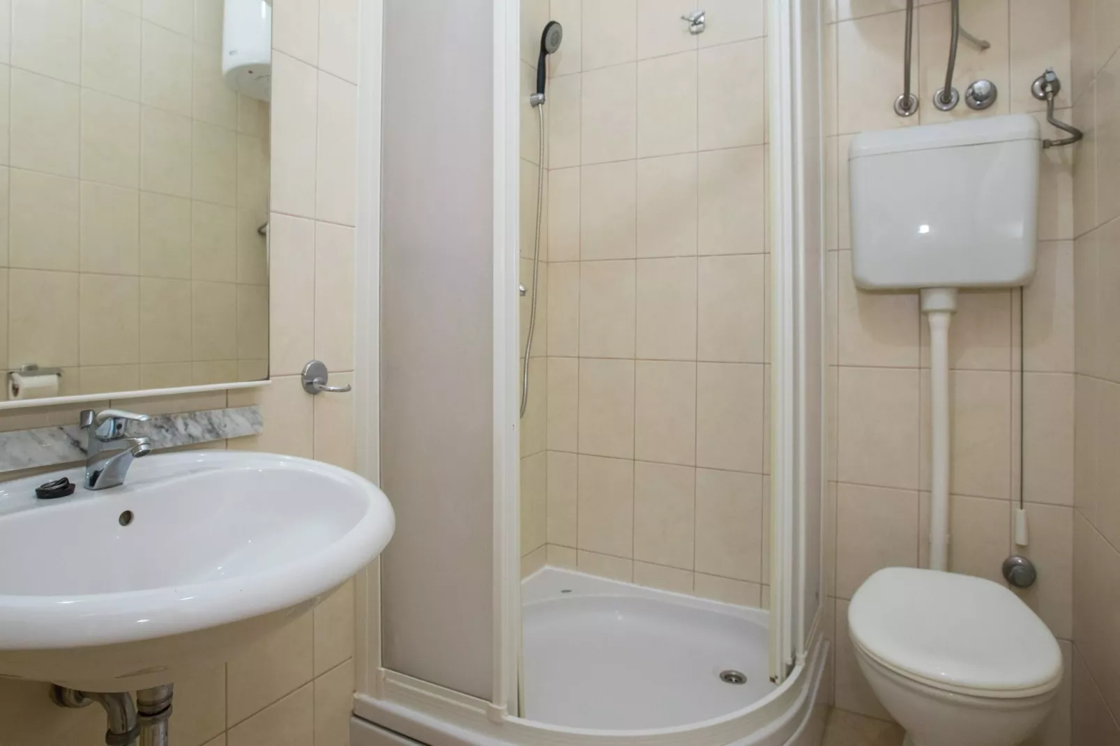 Apartments Vidak - One Bedroom Apartment with Balcony and Sea View - (A4)-Badkamer