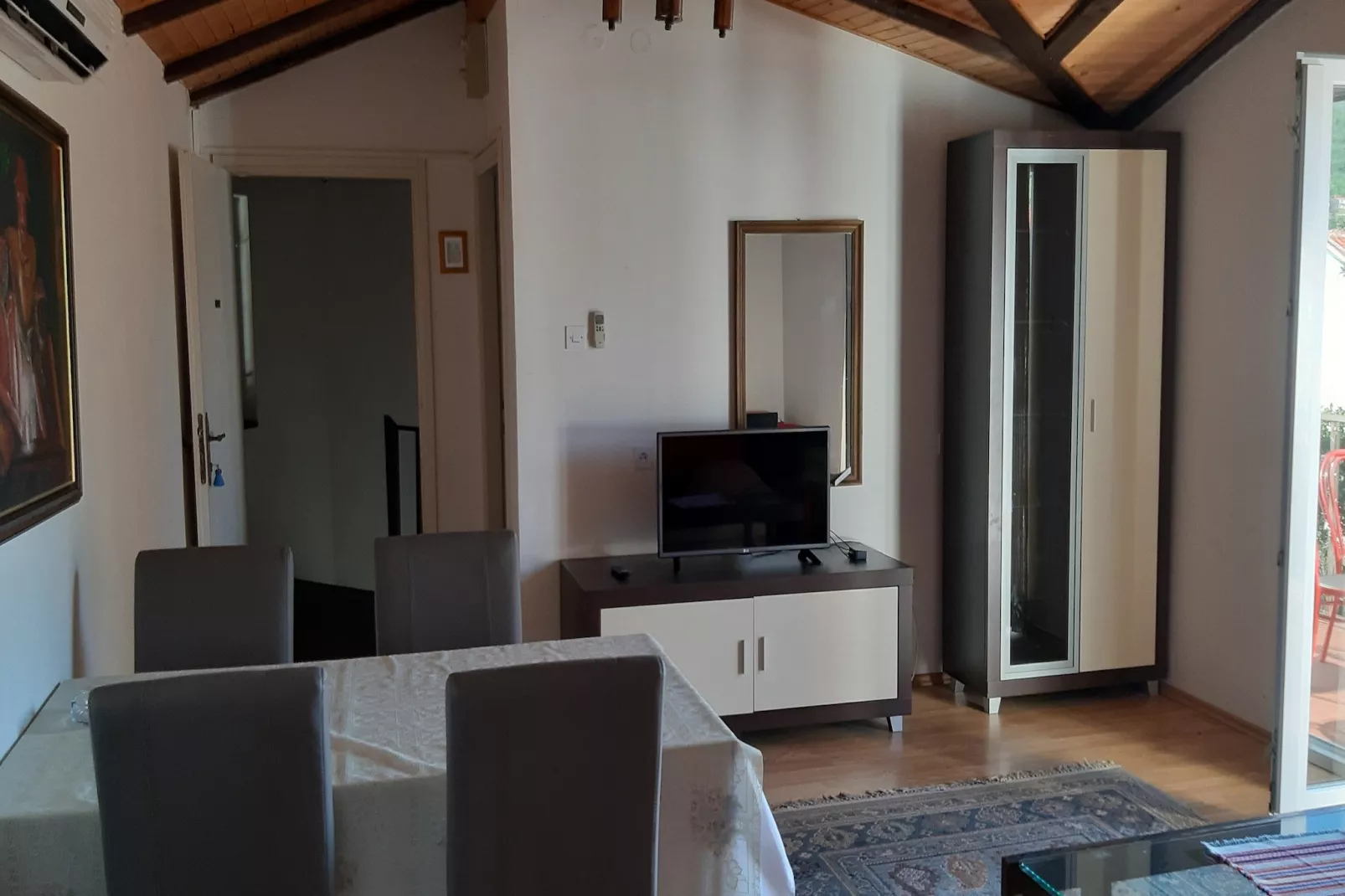 Apartments Oleander Selce- Two bedroom apartment with Balcony and Sea View (4+1)-Binnen